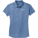 Ability360 - Womens Short Sleeve Denim Shirt (LSP11)