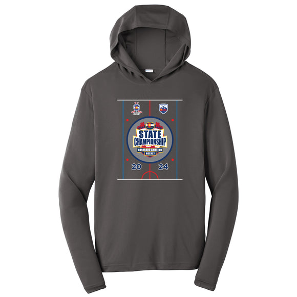 State Championships 2024 Adult Long Sleeve Hooded Tees (ST358)