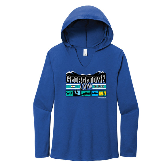Georgetown Life Womens Hooded Tee (DM139L)