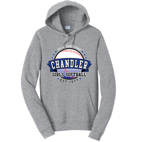 Adult Chandler Girls Softball Athletic Heather Pullover