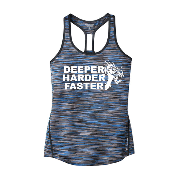 Rose Regatta Dragonteez - Deeper Harder Faster Tank Tops