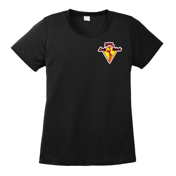 GBL Lady Rebels <br> Womens Heart Tee <br> (LST350)