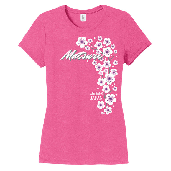 Matsuri Flowers <br>Women's Tee <br> (DM130L)
