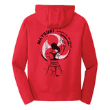 Matsuri Taiko Drummer <br>Unisex Pullover Hoodie with Womens Print<br>(PC590H)