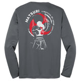 Matsuri Taiko Drummer <br>Unisex Long Sleeve With Womens Print <br>(ST350LS)