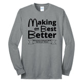 NRPA Oak Brook Making the Best Better - Long Sleeve Core Blend Tee (PC55LS) (2019)