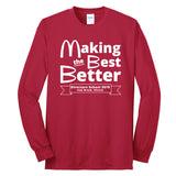 NRPA Oak Brook Making the Best Better - Long Sleeve Core Blend Tee (PC55LS) (2019)