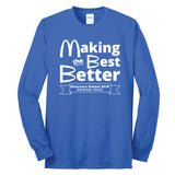 NRPA Oak Brook Making the Best Better - Long Sleeve Core Blend Tee (PC55LS) (2019)