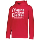 NRPA Oak Brook Making the Best Better - Wicking Fleece Hooded Sweatshirt (Augusta 5505) (2019)