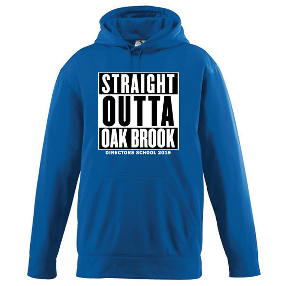 NRPA Straight Outta Oak Brook - Wicking Fleece Hooded Sweatshirt (Augusta 5505) (2019)