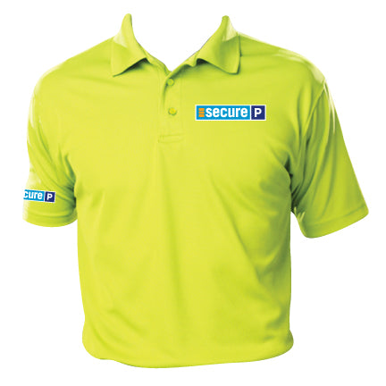 Secure Parking - Yellow ANSI Ambassador Polo (BG7300)