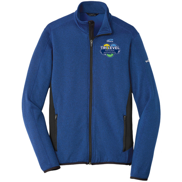 USTA Tri Level <br> Men's Full Zip Stretch Jacket <br> (EB238)